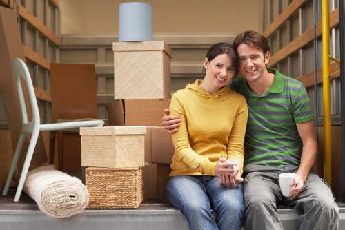 Secure storage space for packed home belongings in Finsbury