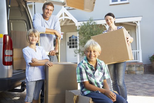 Business inventory stored using mobile self storage in Finsbury
